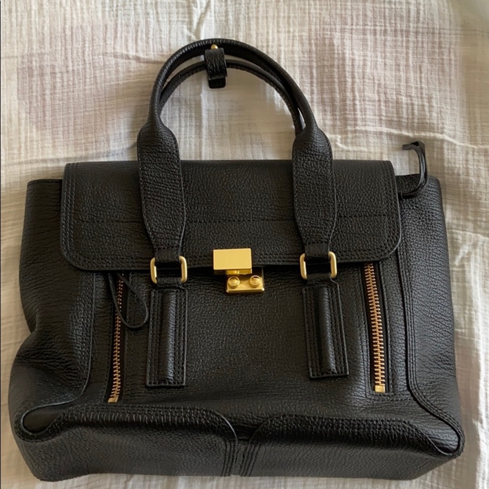 Philip Lim Pashli medium satchel in black
